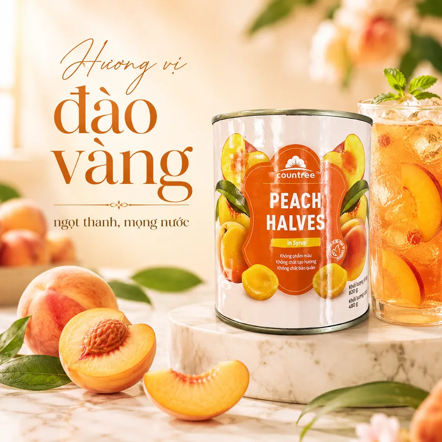 Đào ngâm Countree